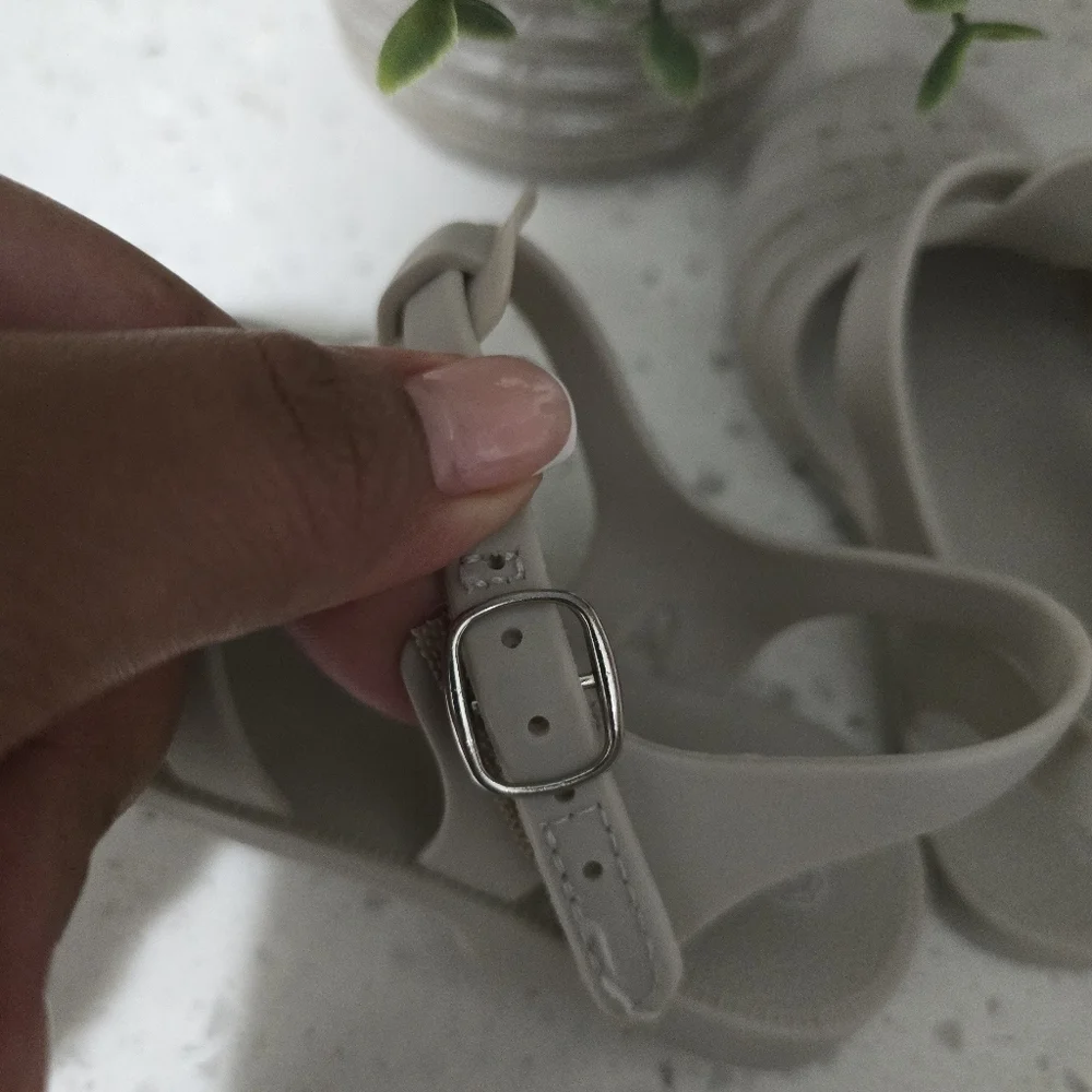 Kids Beige Woven Sandals